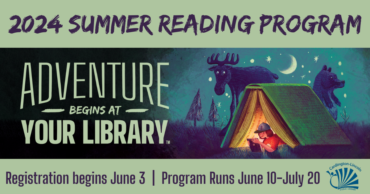 Read to earn prizes June 10th through July 20th