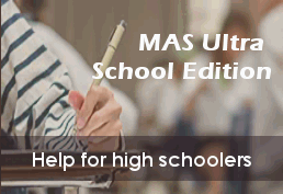 MAS Ultra – School Edition - Help for high schoolers