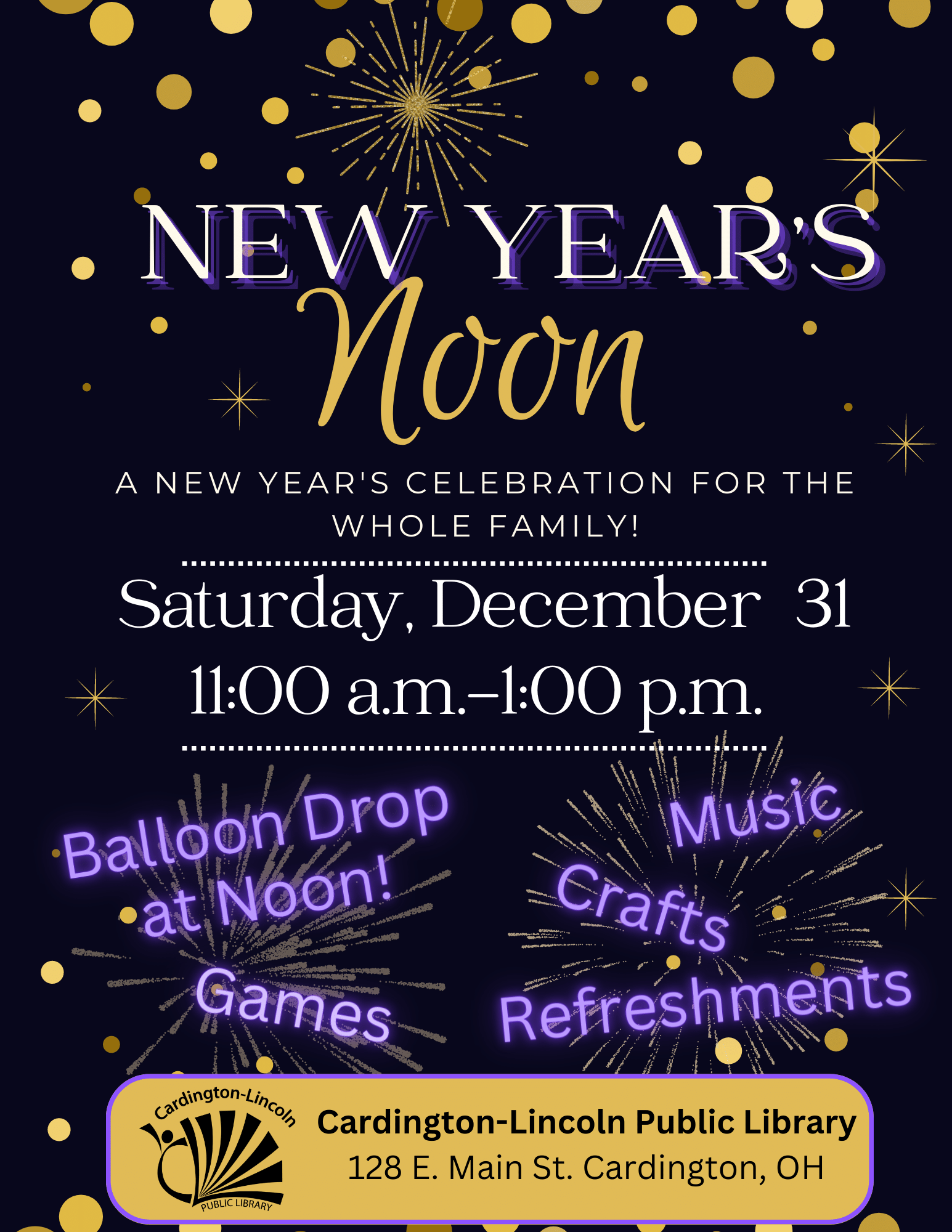 New Year's Noon Party