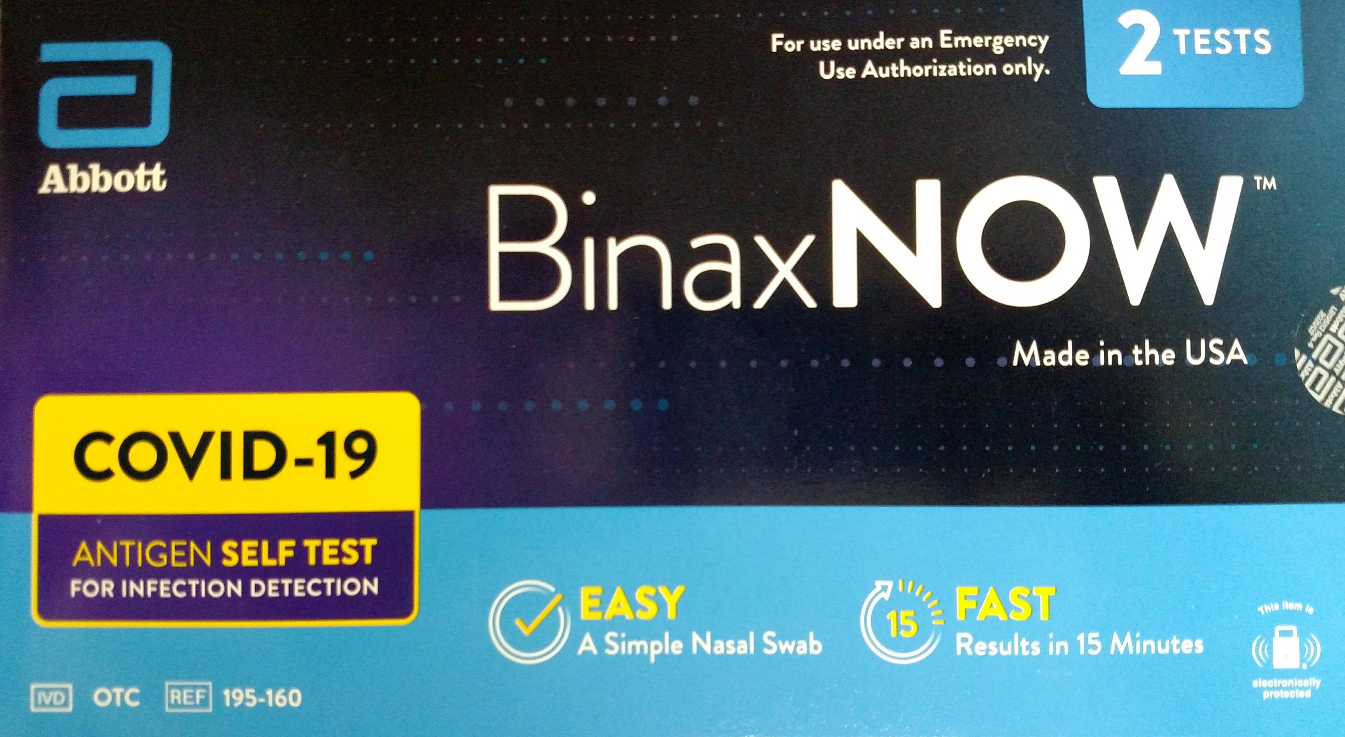 Binax Home Test Kit
