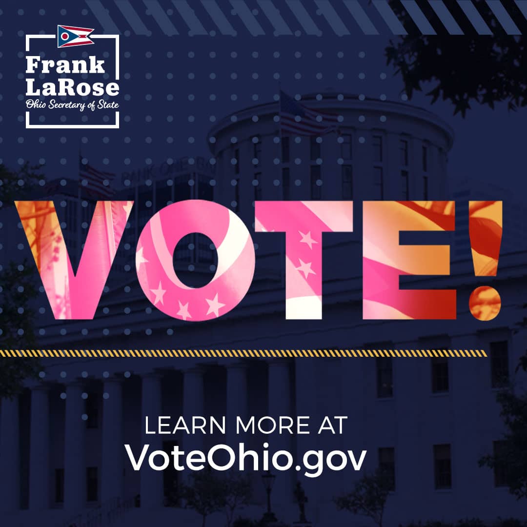 Vote Ohio Secretary of State flyer