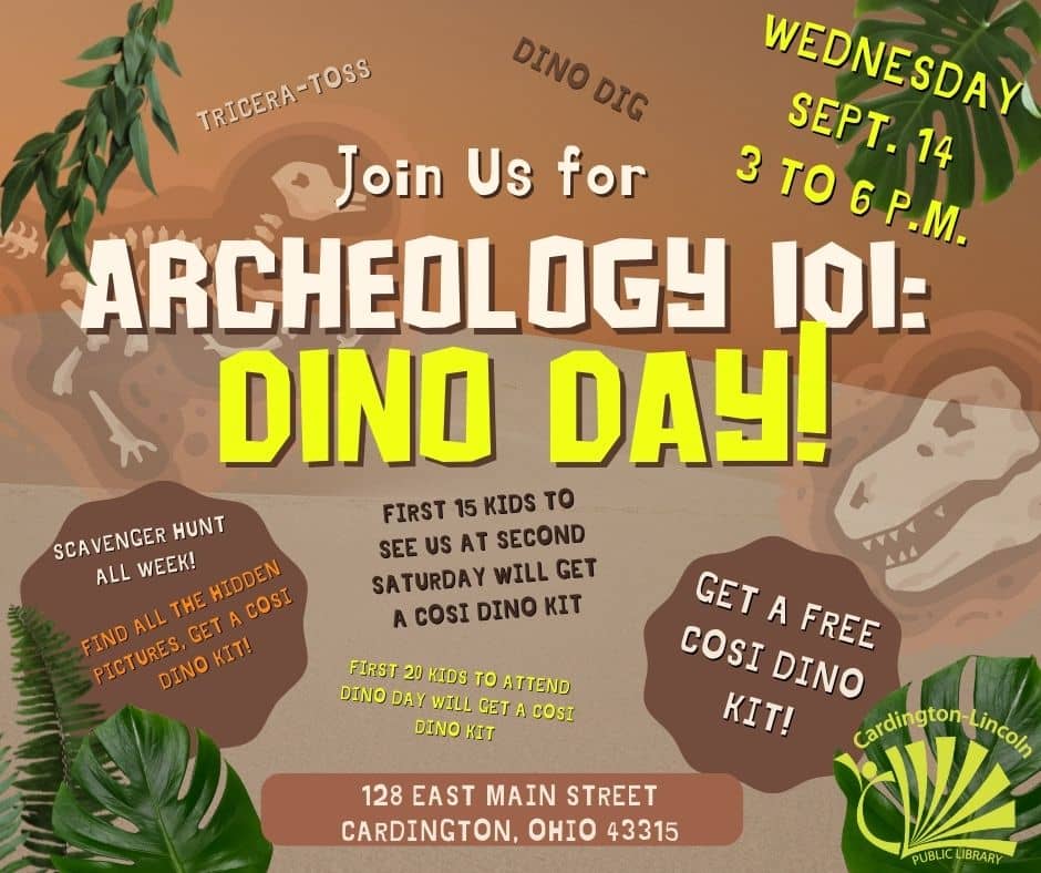 Dino Day flyer